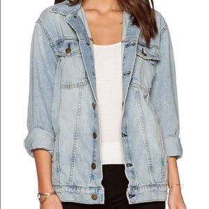 Current/Elliot Denim Oversized TruckerJacket Small